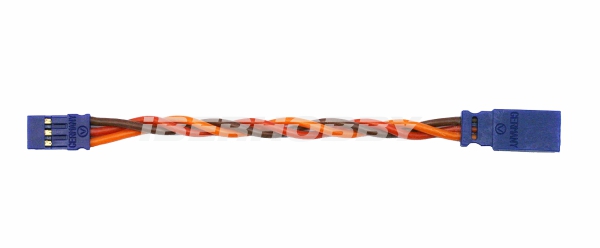 TWISTED 10 cms. SERVO LEAD EXTENSION 20AWG